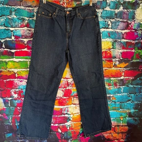 Levi's Denim - Levi's Perfectly Slimming Stretch Bootcut 512 Denim Jeans 14 Short